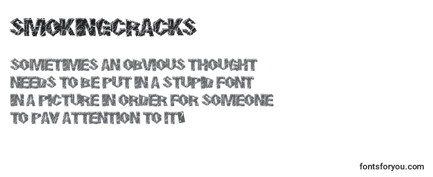 SmokingCracks Font