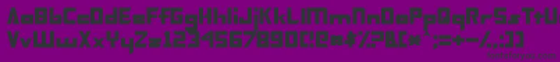 TransformersNormal Font – Black Fonts on Purple Background