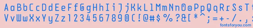 Dpsdbeyond Font – Blue Fonts on Pink Background