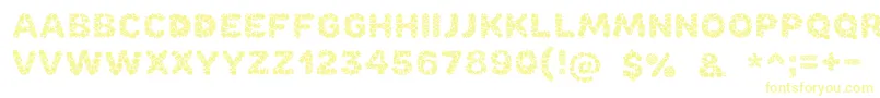 Bubble Font – Yellow Fonts