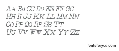 ThinHighestItalic Font