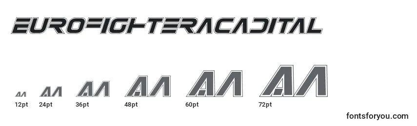 Eurofighteracadital Font Sizes