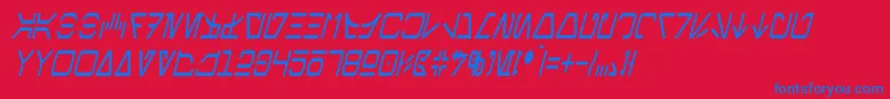 Lisätietoja AurebeshCondensedItalic-fontista AurebeshCondensedItalic-fontti – siniset fontit punaisella taustalla