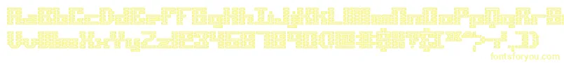 ScalelinesMazeBrk-Schriftart – Gelbe Schriften