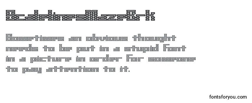 Обзор шрифта ScalelinesMazeBrk