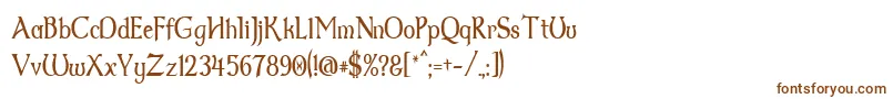 Dum2thin Font – Brown Fonts