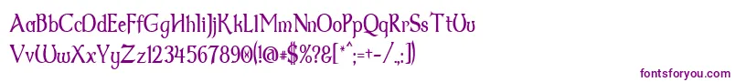 Dum2thin Font – Purple Fonts
