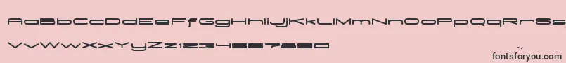 MadeleineBold Font – Black Fonts on Pink Background