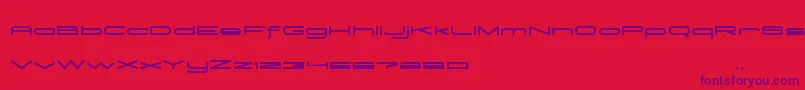 MadeleineBold Font – Purple Fonts on Red Background