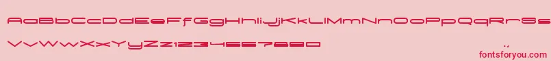 MadeleineBold Font – Red Fonts on Pink Background