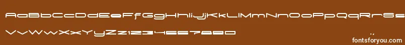 MadeleineBold Font – White Fonts on Brown Background