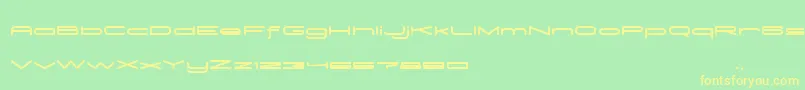 MadeleineBold Font – Yellow Fonts on Green Background