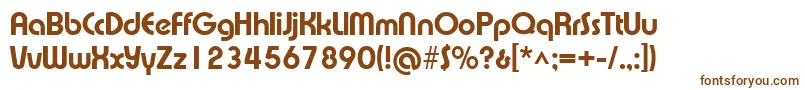 Xprsvxb Font – Brown Fonts on White Background