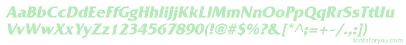 FritzBoldItalic Font – Green Fonts