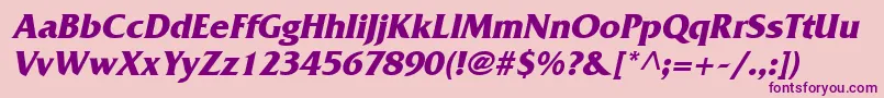 More about FritzBoldItalic Font FritzBoldItalic Font – Purple Fonts on Pink Background