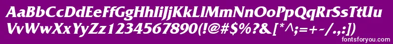 More about FritzBoldItalic Font FritzBoldItalic Font – White Fonts on Purple Background