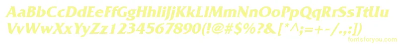 FritzBoldItalic Font – Yellow Fonts
