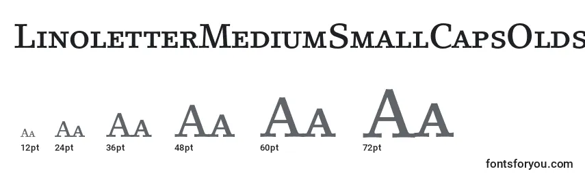 LinoletterMediumSmallCapsOldstyleFigures Font Sizes