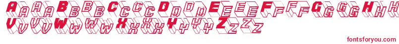 Zigzagone Font – Red Fonts on White Background