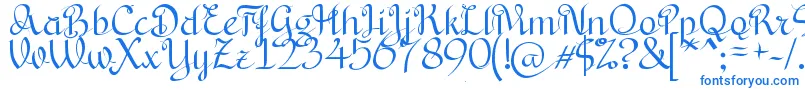 BryanaAningsihShara Font – Blue Fonts