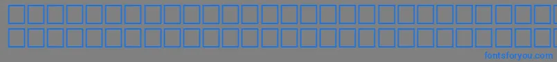 MshQuraan1 Font – Blue Fonts on Gray Background