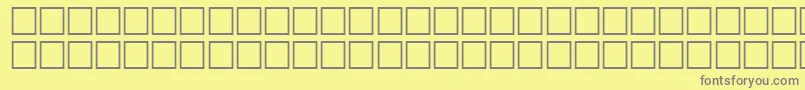 MshQuraan1 Font – Gray Fonts on Yellow Background