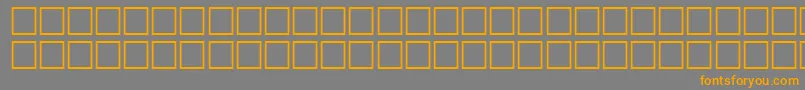 MshQuraan1 Font – Orange Fonts on Gray Background