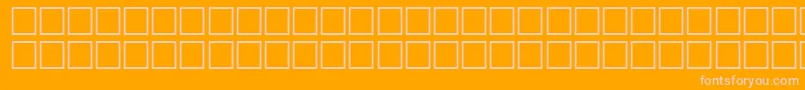 MshQuraan1 Font – Pink Fonts on Orange Background