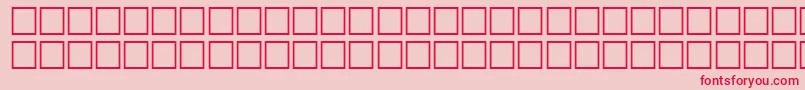 フォントMshQuraan1 – ピンクの背景に赤い文字