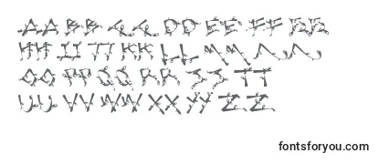 Обзор шрифта LostPopnicasiana