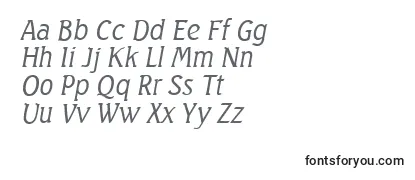 Review of the SeagullserialLightItalic Font