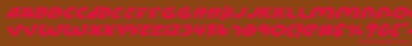 Lionelei Font – Red Fonts on Brown Background