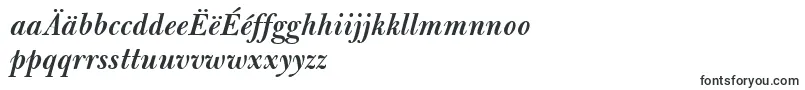 BulmerMtSemiboldItalic Font – Macedonian Fonts