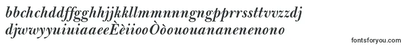 BulmerMtSemiboldItalic Font – Creole Fonts