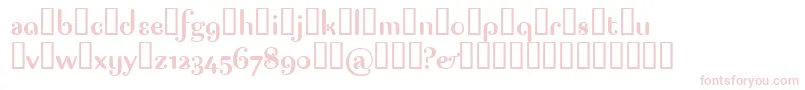 Pagap Font – Pink Fonts on White Background