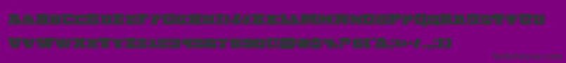 Chicagoexpresscond Font – Black Fonts on Purple Background