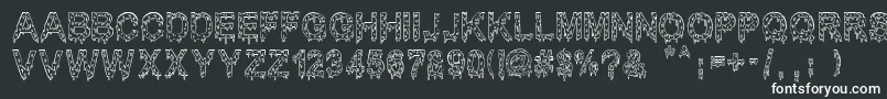 MisterMuerte Font – White Fonts on Black Background