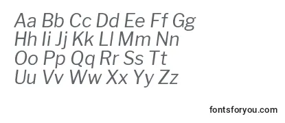 LibrefranklinItalic-fontti