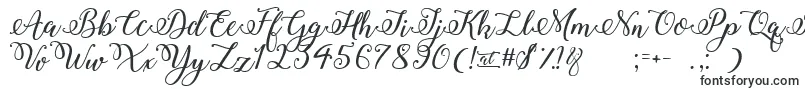 WinterCalligraphy-fontti – Alkavat W:lla olevat fontit