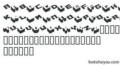  Hexagon font