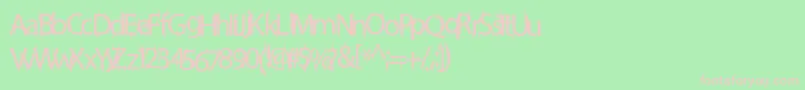 fuente Friskyvampire – Fuentes Rosadas Sobre Fondo Verde