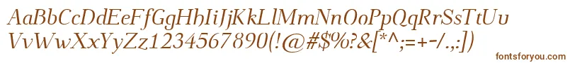 Omologopersonal1010italic Font – Brown Fonts