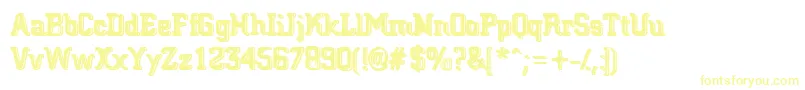 BigBlocko Font – Yellow Fonts