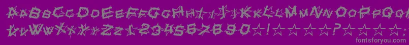 Подробнее о шрифте StarDustItalic Шрифт StarDustItalic – серые шрифты на фиолетовом фоне