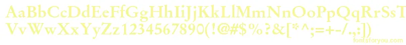 StempelgaramondltstdBold Font – Yellow Fonts