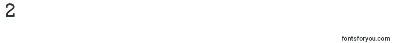 CardCharacters Font – Fonts for Digit 2