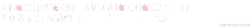 Cafenoirfill Font – Pink Fonts on White Background