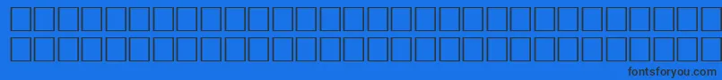 VremyafwfBoldItalic Font – Black Fonts on Blue Background