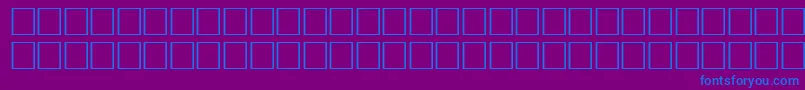 VremyafwfBoldItalic Font – Blue Fonts on Purple Background