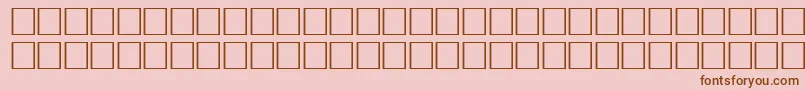 VremyafwfBoldItalic Font – Brown Fonts on Pink Background